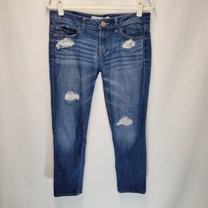 Express Women's Size 4 Jeans Modern Boyfriend Low Rise Distressed